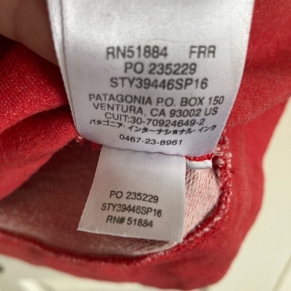 Patagonia organic cotton hoodie with flying fish - Picture 6 of 9